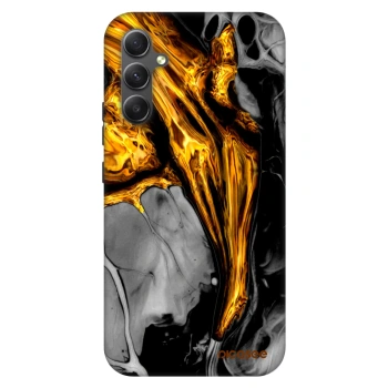Szilikon tok erre a típusra Samsung Galaxy A34 5G A346B - Black Gold
