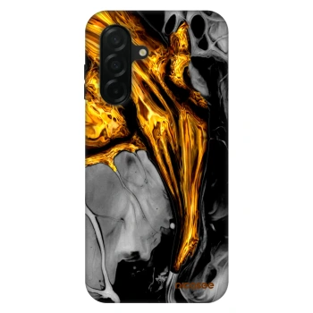 Szilikon tok erre a típusra Samsung Galaxy A26 5G A266B - Black Gold