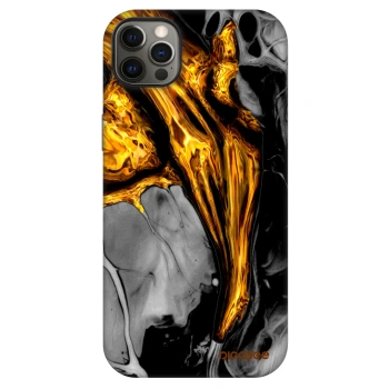 Szilikon tok erre a típusra Apple iPhone 12 Pro Max - Black Gold