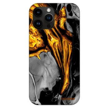 Szilikon tok erre a típusra Apple iPhone 13 Pro Max - Black Gold