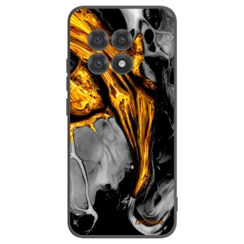 Picasee fekete szilikon tok az alábbi mobiltelefonokra OnePlus 13R 5G - Black Gold
