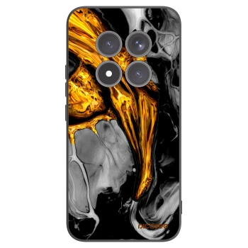 Picasee fekete szilikon tok az alábbi mobiltelefonokra Xiaomi Redmi Note 15 Pro+ - Black Gold