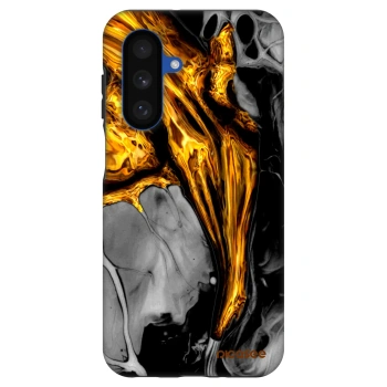 Szilikon tok erre a típusra Samsung Galaxy A17 5G - Black Gold