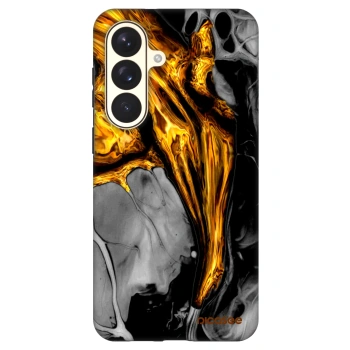 Szilikon tok erre a típusra Samsung Galaxy S26+ - Black Gold