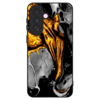 Szilikon tok erre a típusra Samsung Galaxy A57 5G - Black Gold