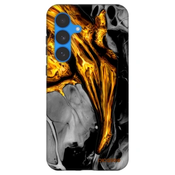 Picasee Fashion Case Samsung Galaxy S25 FE 5G - Black Gold