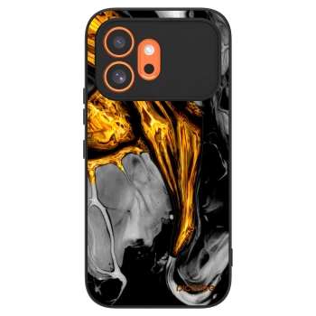 Szilikon tok erre a típusra Honor 600 - Black Gold