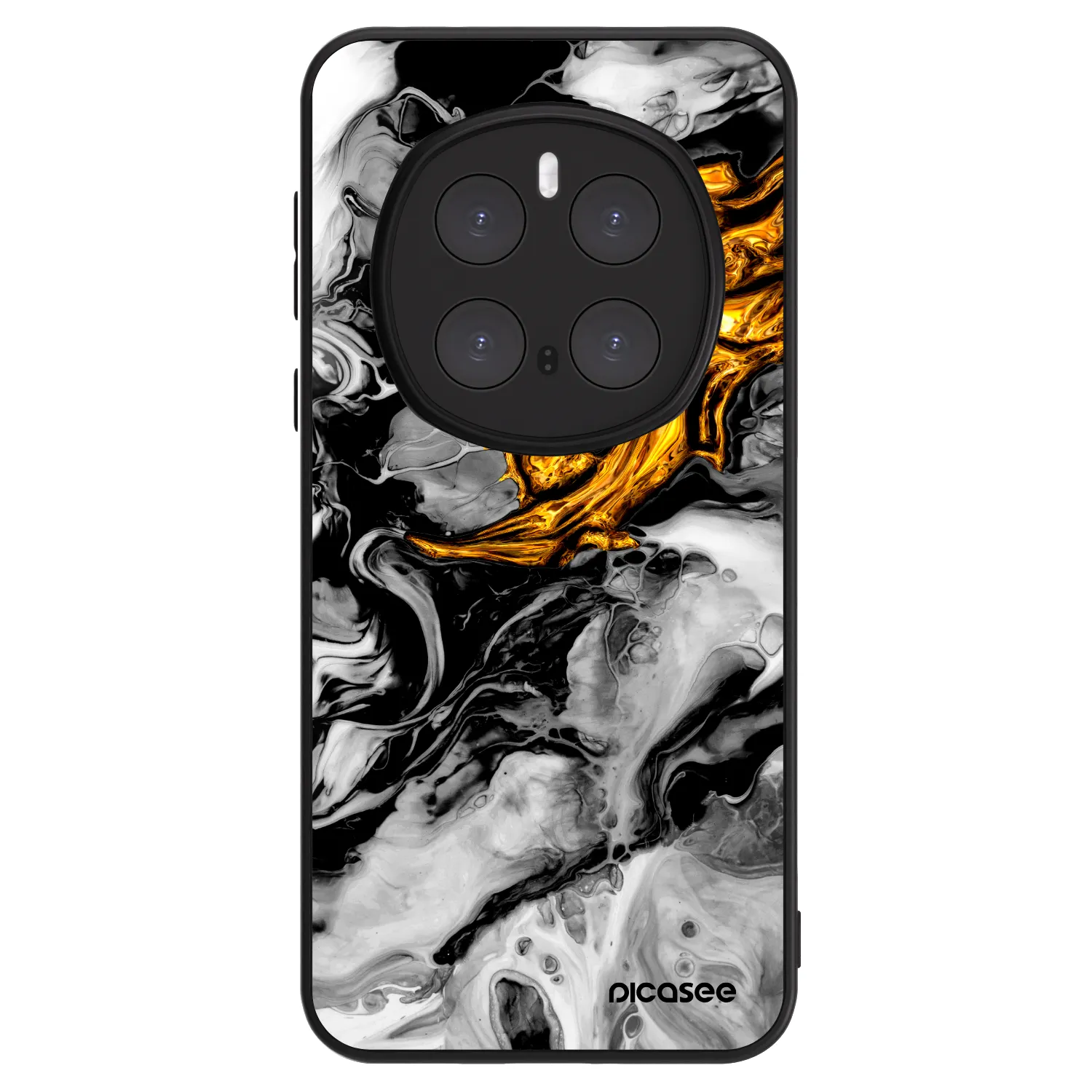 Picasee ULTIMATE CASE Honor Magic7 Pro 5G - készülékre - Black Gold 2