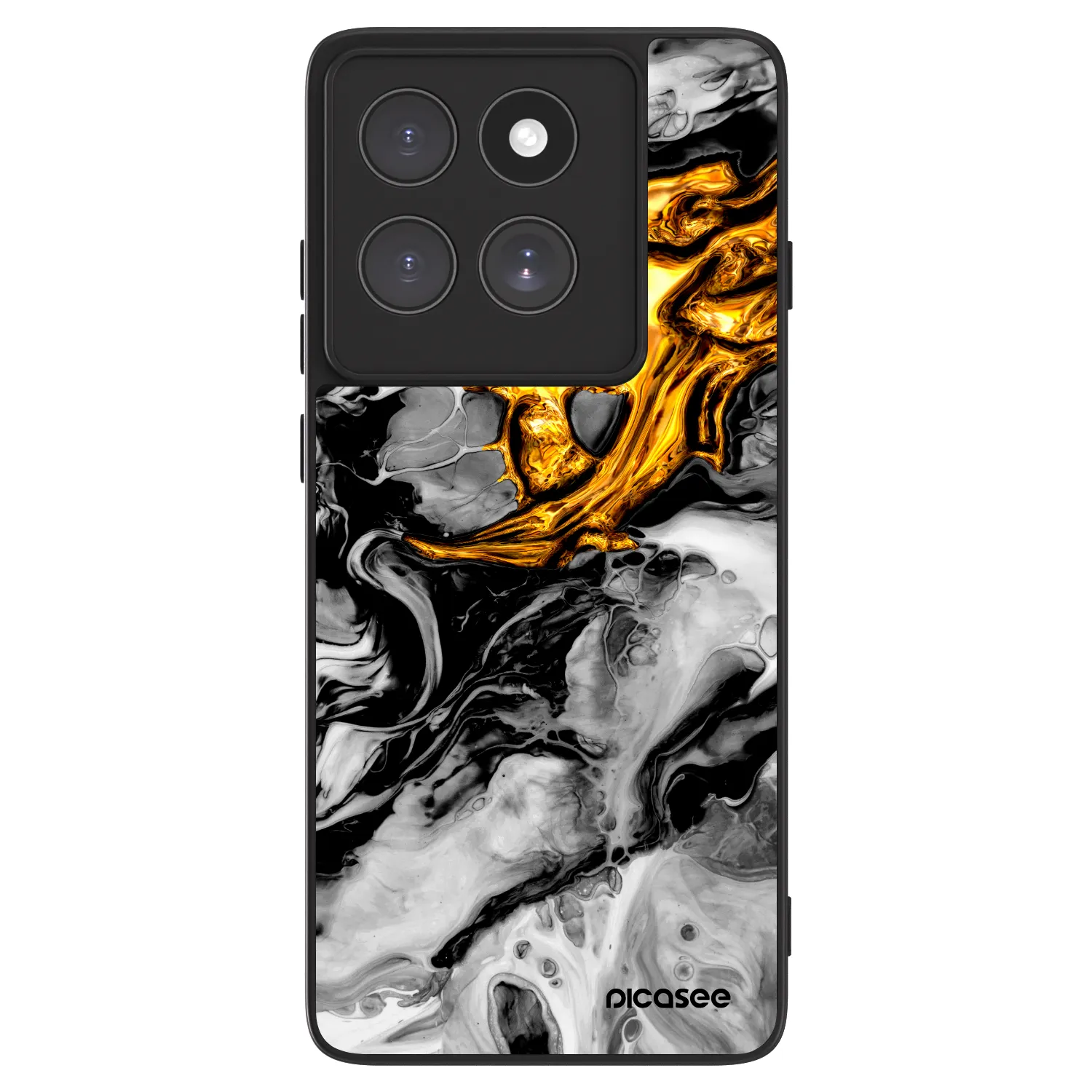 Picasee ULTIMATE CASE Motorola Edge 60 5G - készülékre - Black Gold 2