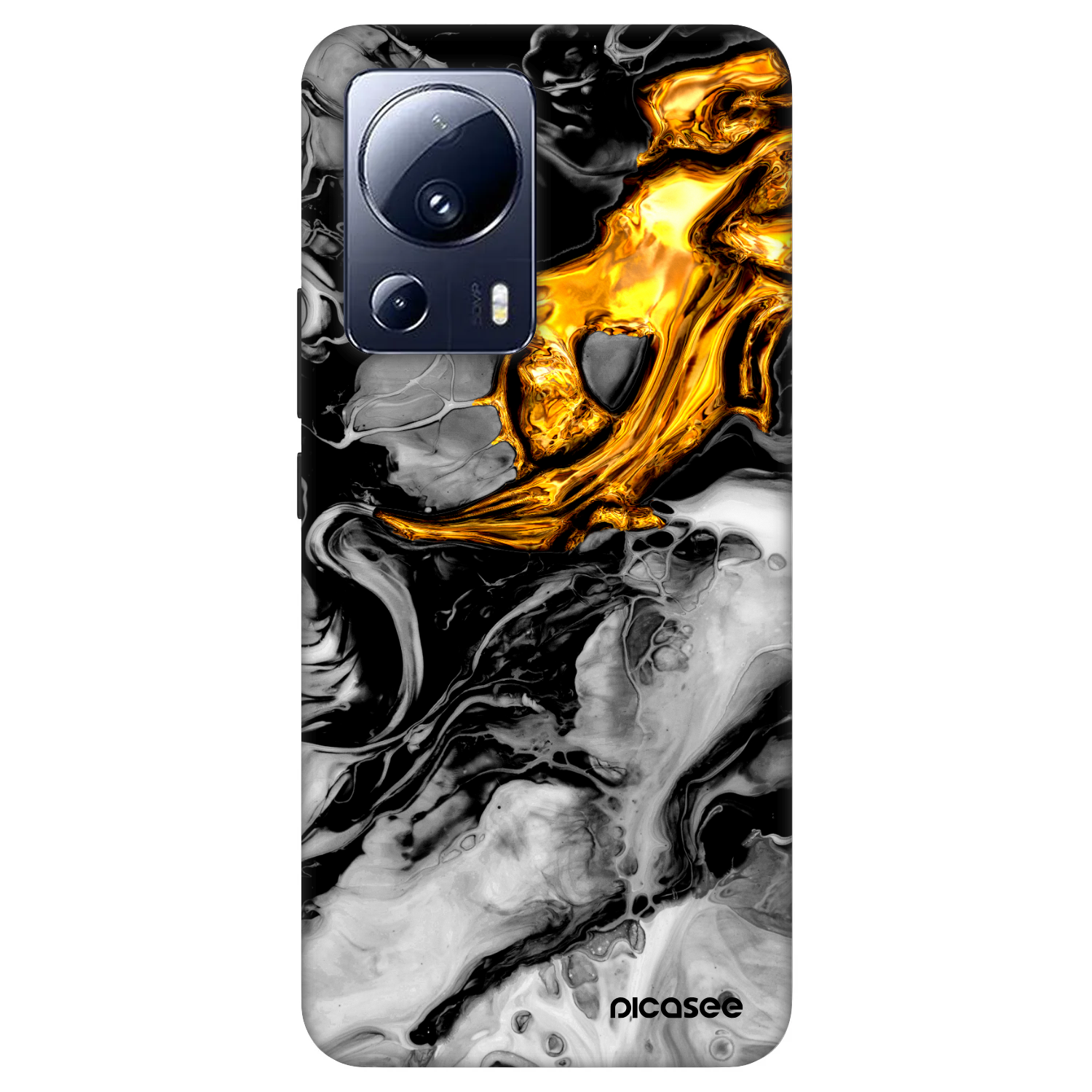 Picasee Fashion Case Xiaomi 13 Lite - Black Gold 2