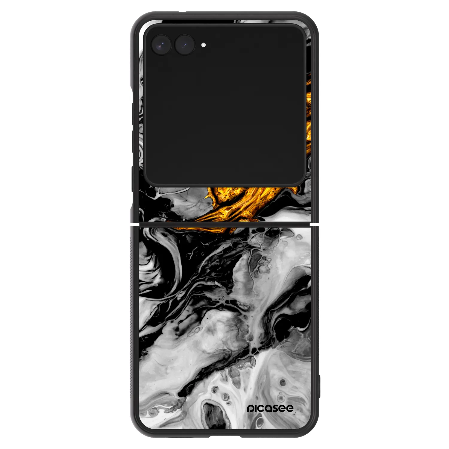 Picasee ULTIMATE CASE Motorola Razr 60 - készülékre - Black Gold 2