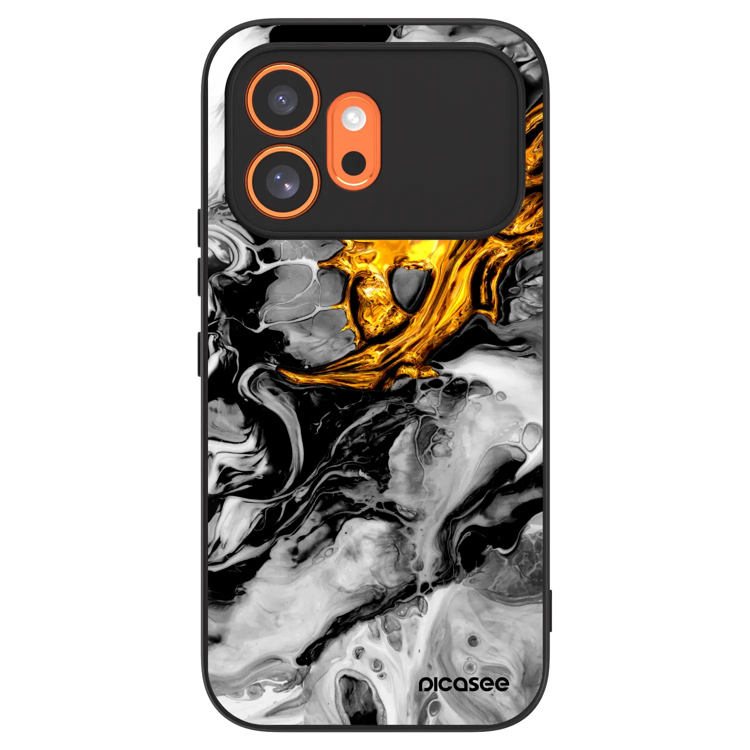 Picasee ULTIMATE CASE Honor 600 - készülékre - Black Gold 2
