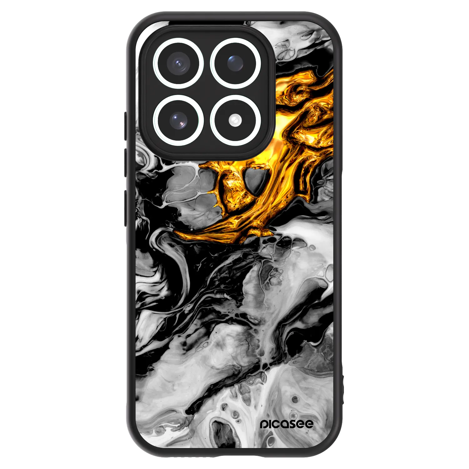 Picasee ULTIMATE CASE PowerShare Xiaomi 17 - készülékre - Black Gold 2