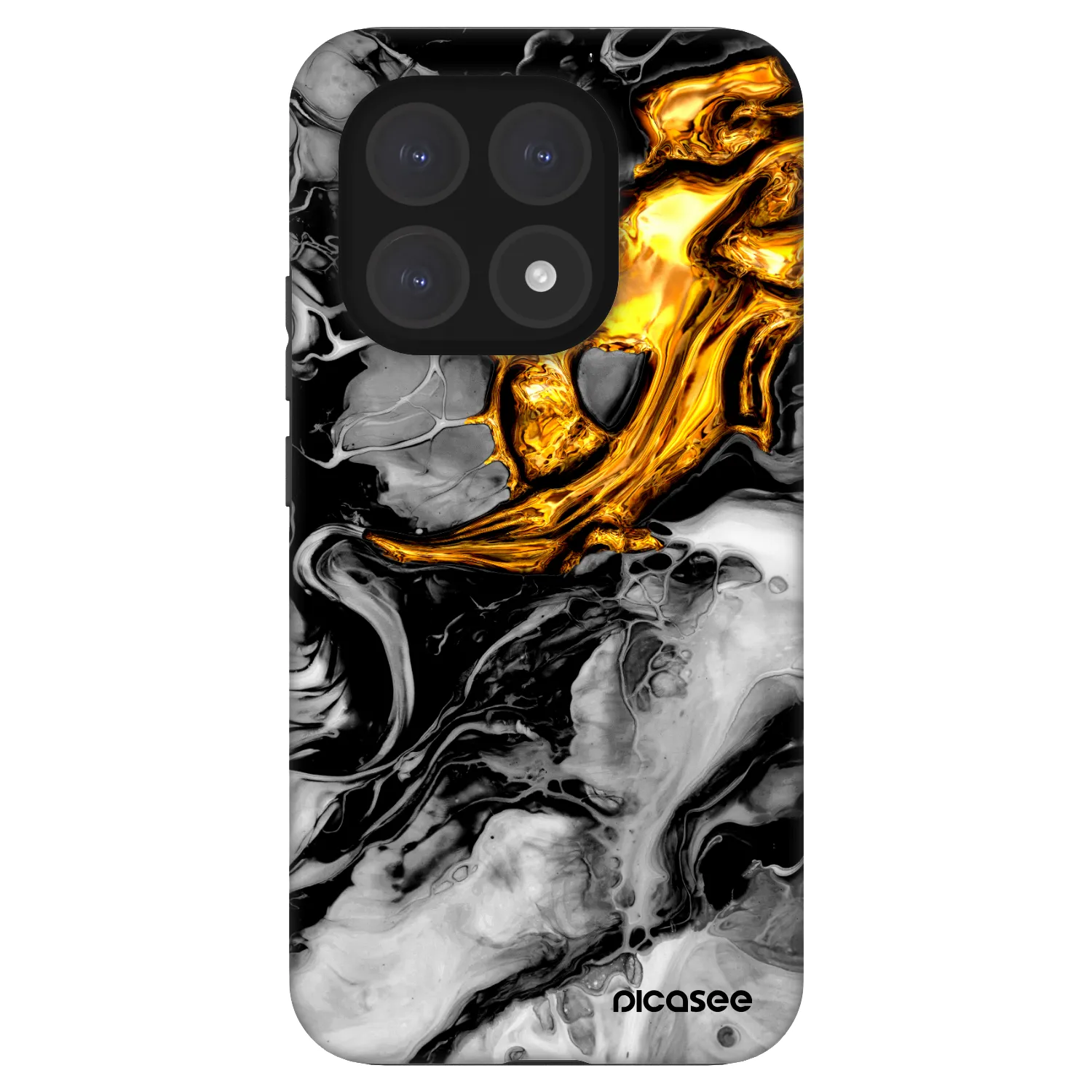 Picasee Fashion Case Xiaomi 15T - Black Gold 2