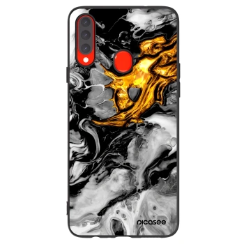 Tok az alábbi mobiltelefonokra Samsung Galaxy A20s - Black Gold 2