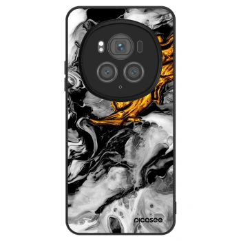 Szilikon tok erre a típusra Honor Magic6 Pro - Black Gold 2