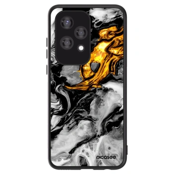 Szilikon tok erre a típusra Honor 200 Lite - Black Gold 2