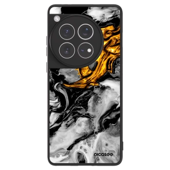 Picasee ULTIMATE CASE OnePlus 12 5G - készülékre - Black Gold 2