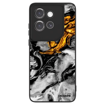 Szilikon tok erre a típusra Motorola Edge 50 Neo - Black Gold 2