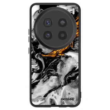 Szilikon tok erre a típusra Vivo X200 Pro - Black Gold 2