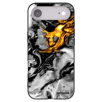 Picasee fekete szilikon tok az alábbi mobiltelefonokra Apple iPhone Air - Black Gold 2