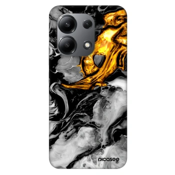Picasee Fashion Case Xiaomi Redmi Note 13 4G - Black Gold 2