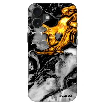 Szilikon tok erre a típusra Apple iPhone 16 Plus - Black Gold 2
