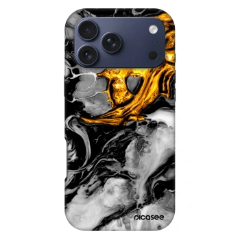 Szilikon tok erre a típusra Apple iPhone 17 Pro Max - Black Gold 2