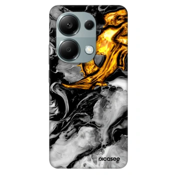 Szilikon tok erre a típusra Xiaomi Redmi Note 13 Pro 4G - Black Gold 2