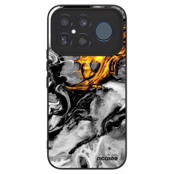 Szilikon tok erre a típusra Xiaomi Poco F8 Ultra - Black Gold 2