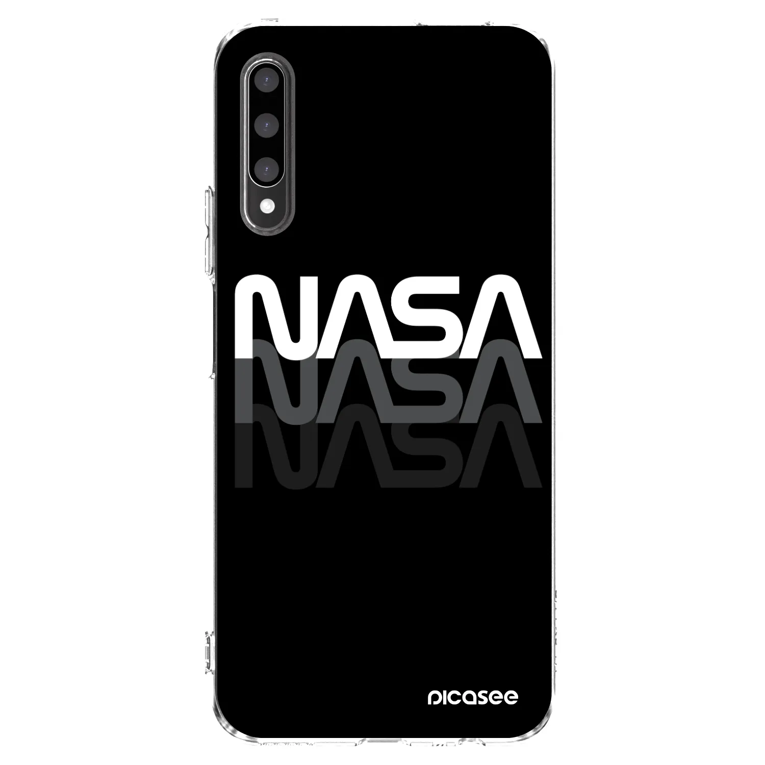 Picasee átlátszó szilikon tok az alábbi mobiltelefonokra Honor 9X Pro - NASA Triple