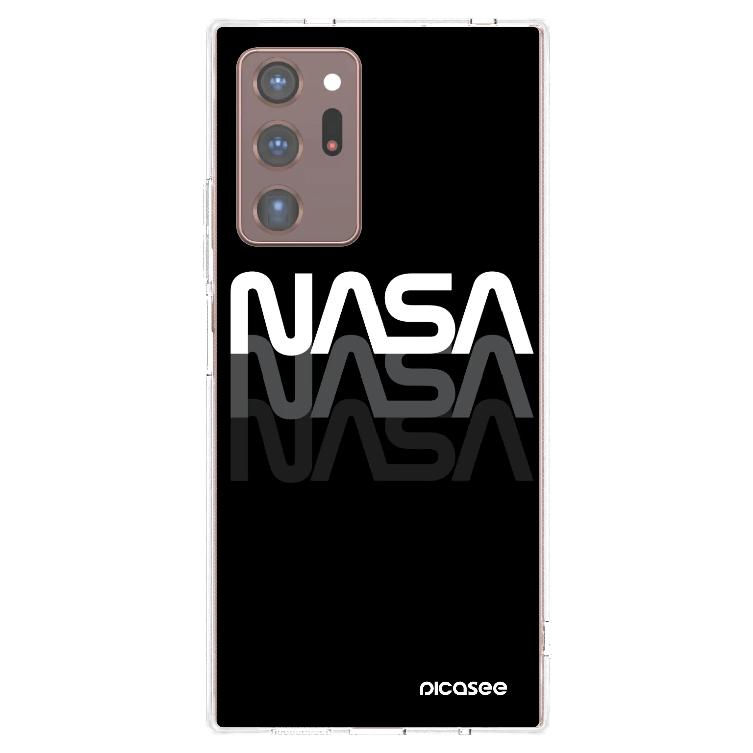 Picasee átlátszó szilikon tok az alábbi mobiltelefonokra Samsung Galaxy Note 20 Ultra - NASA Triple