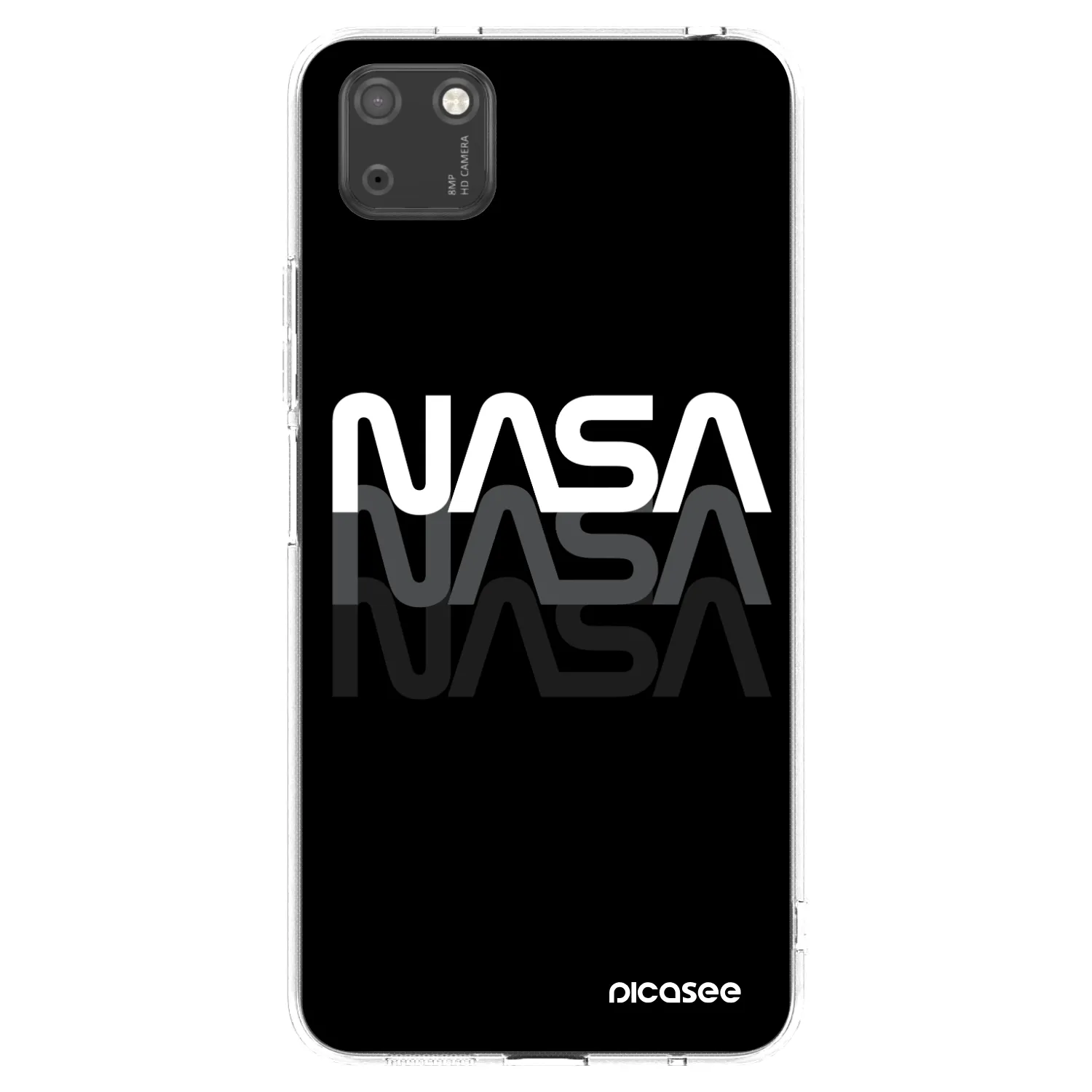 Picasee átlátszó szilikon tok az alábbi mobiltelefonokra Huawei Y5P - NASA Triple