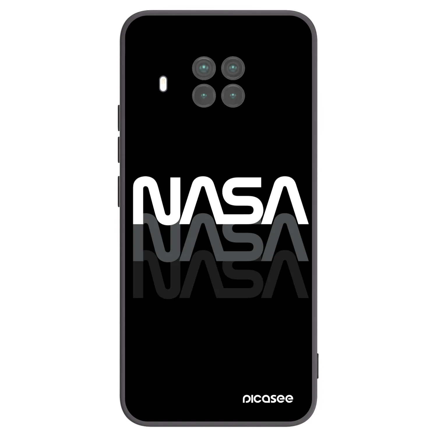 Picasee fekete szilikon tok az alábbi mobiltelefonokra Xiaomi Mi 10T Lite - NASA Triple