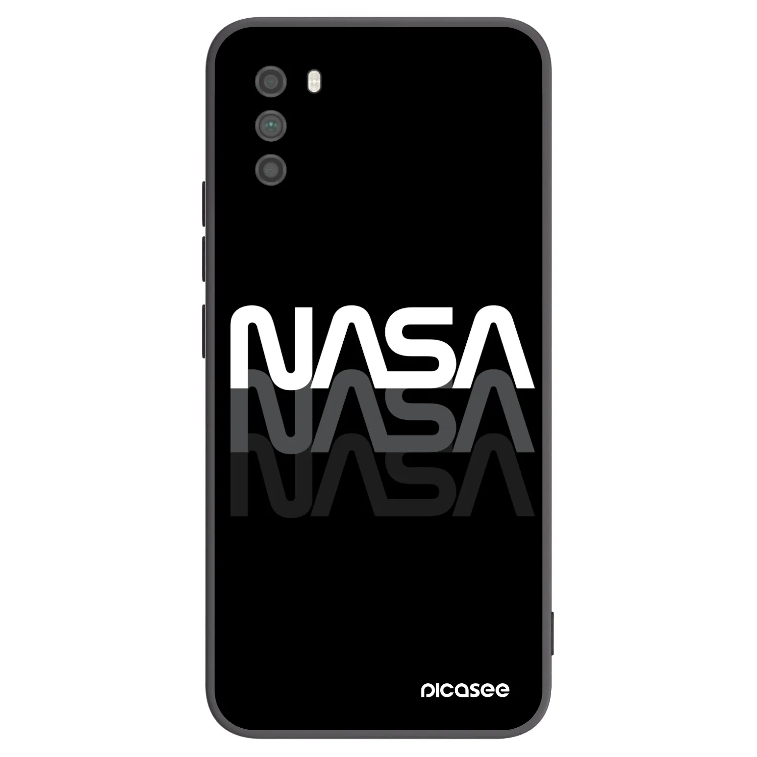 Picasee fekete szilikon tok az alábbi mobiltelefonokra Xiaomi Poco M3 - NASA Triple
