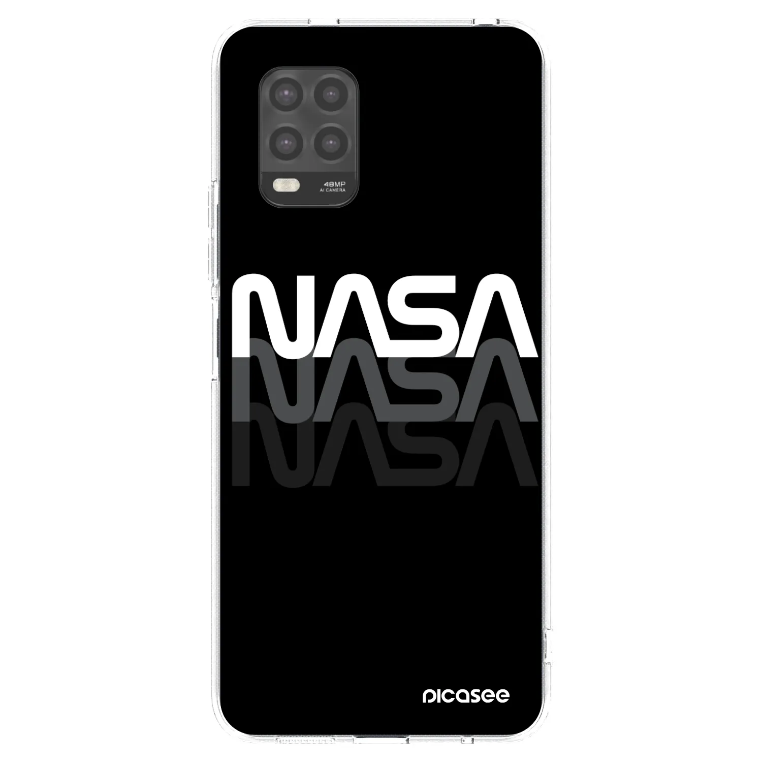 Picasee átlátszó szilikon tok az alábbi mobiltelefonokra Xiaomi Mi 10 Lite - NASA Triple