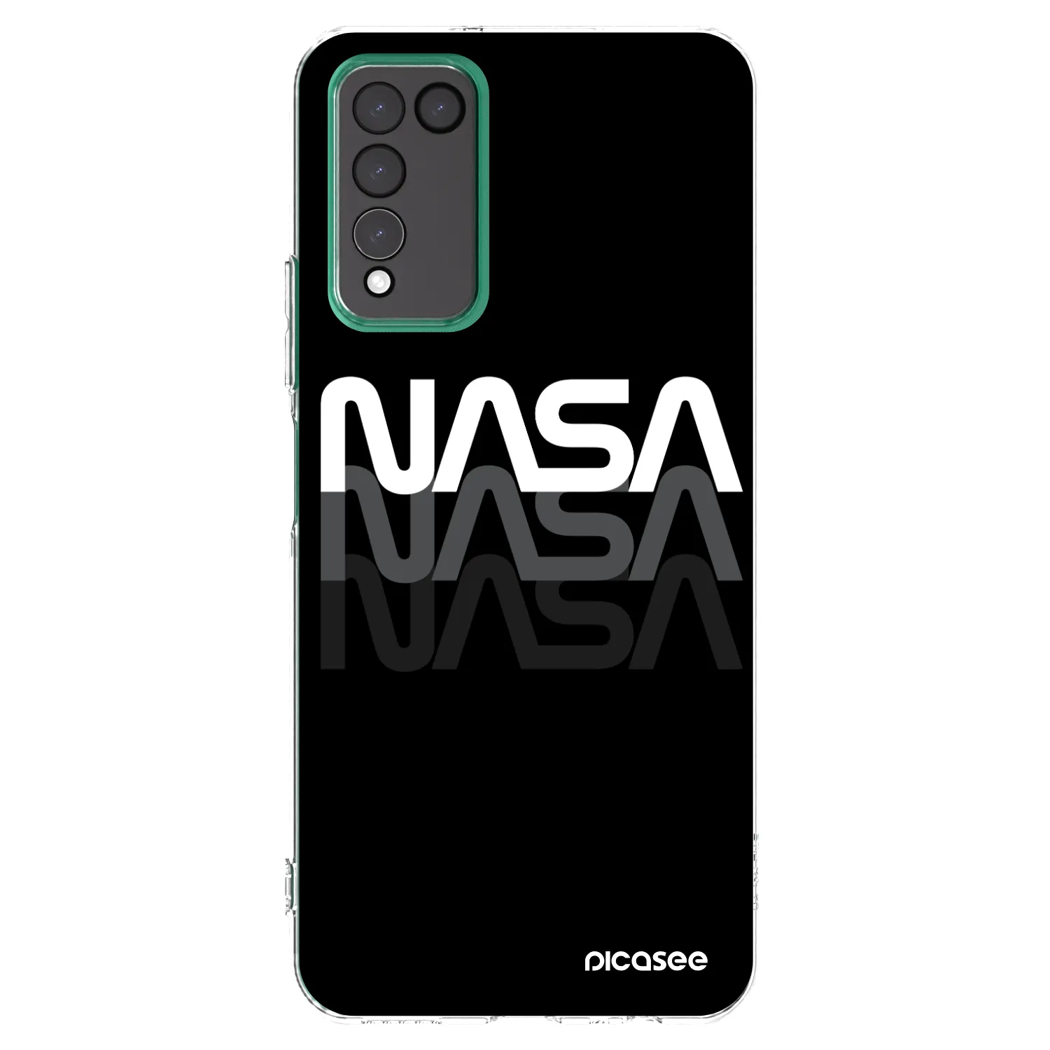 Picasee átlátszó szilikon tok az alábbi mobiltelefonokra Honor 10X Lite - NASA Triple