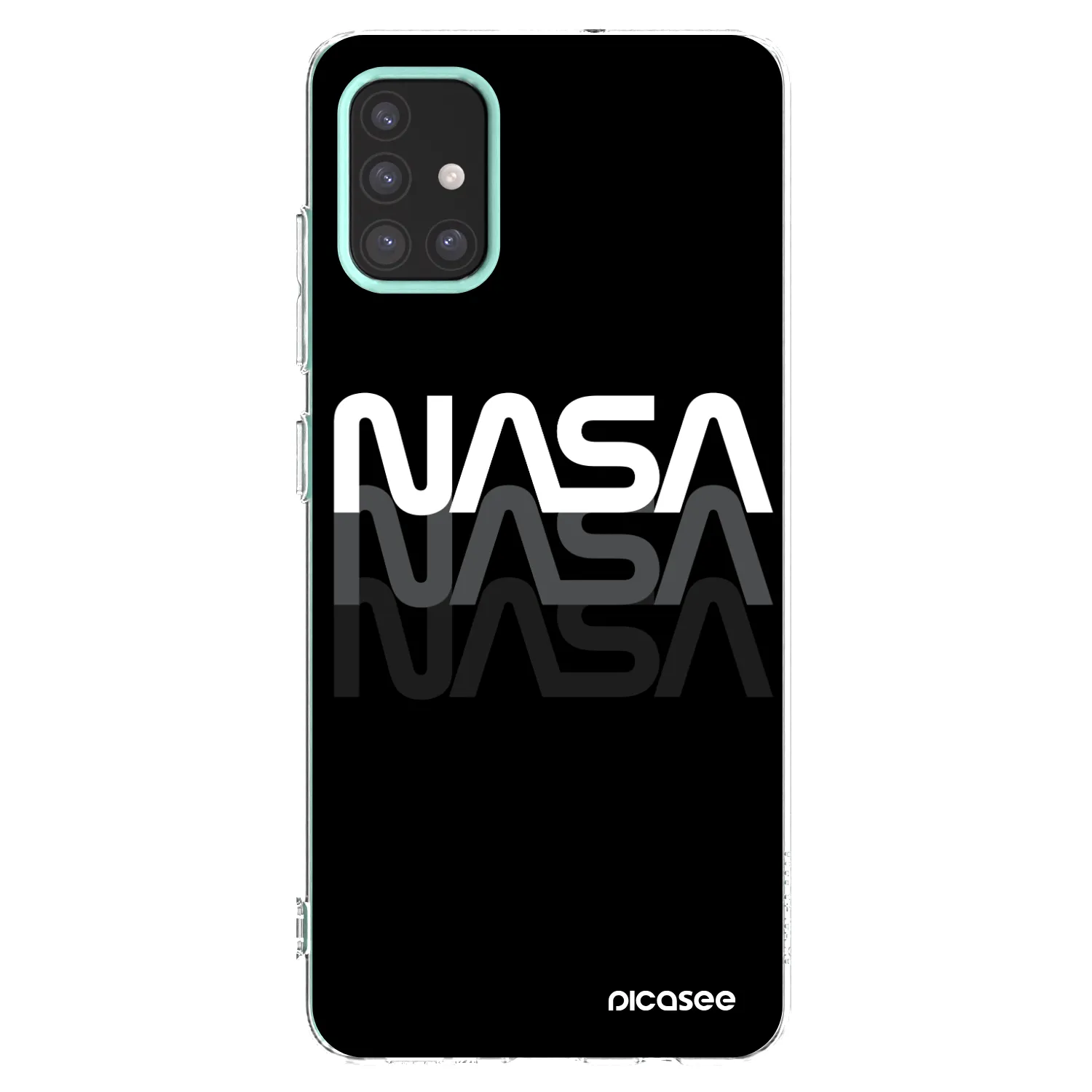 Picasee átlátszó szilikon tok az alábbi mobiltelefonokra Samsung Galaxy M31s - NASA Triple