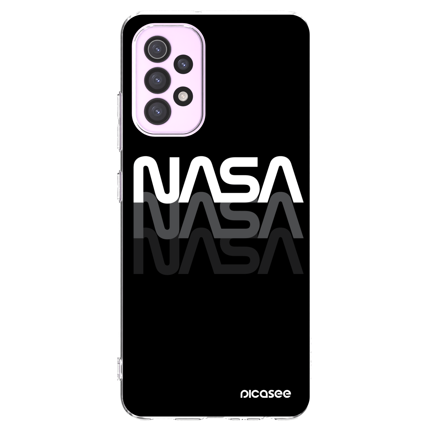 Picasee átlátszó szilikon tok az alábbi mobiltelefonokra Samsung Galaxy A32 5G A326B - NASA Triple