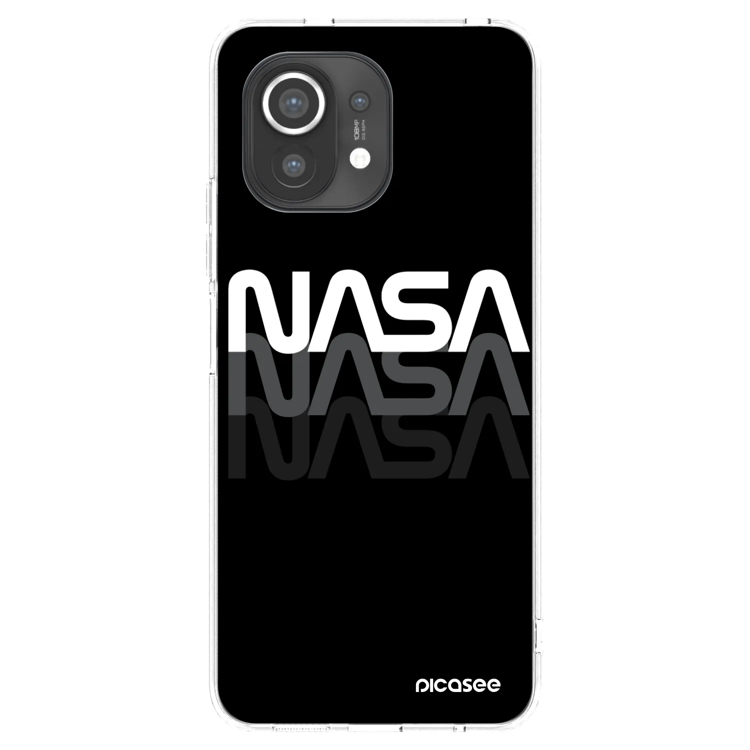 Picasee átlátszó szilikon tok az alábbi mobiltelefonokra Xiaomi Mi 11 - NASA Triple