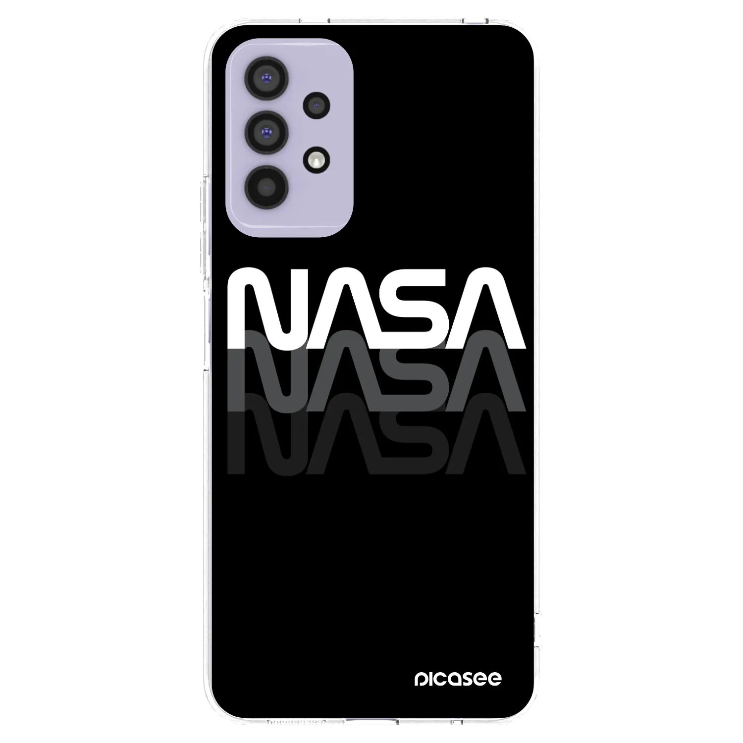 Picasee átlátszó szilikon tok az alábbi mobiltelefonokra Samsung Galaxy A32 4G SM-A325F - NASA Triple