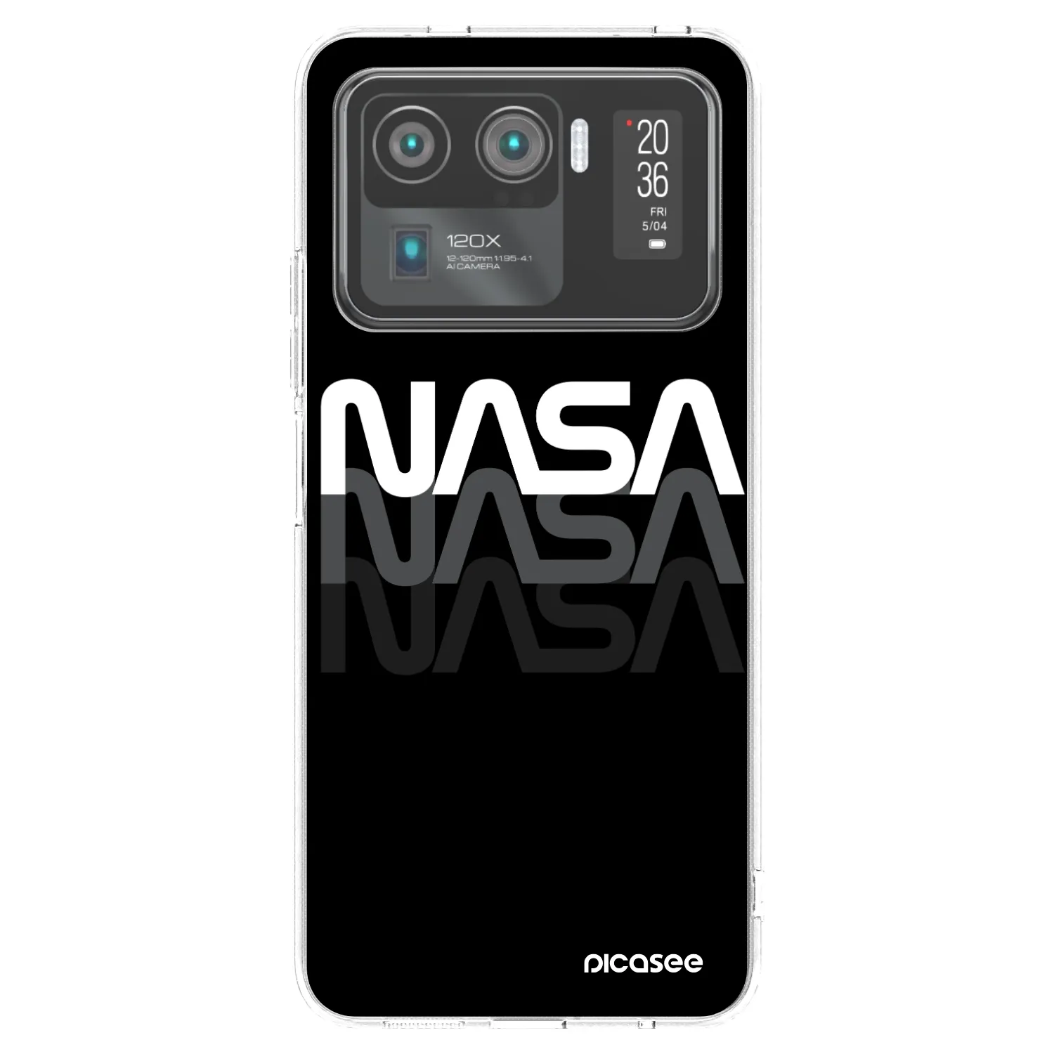 Picasee átlátszó szilikon tok az alábbi mobiltelefonokra Xiaomi Mi 11 Ultra - NASA Triple