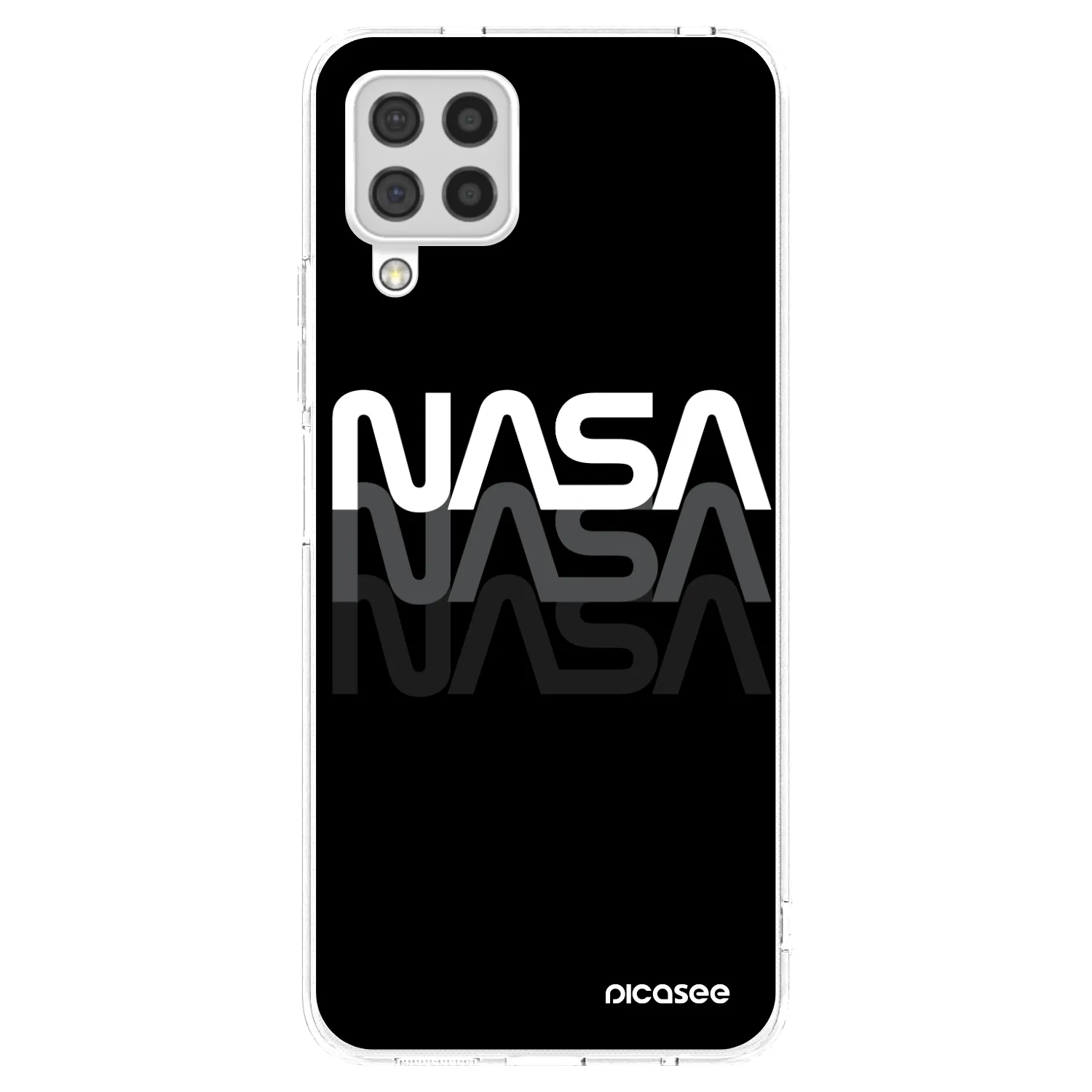 Picasee átlátszó szilikon tok az alábbi mobiltelefonokra Samsung Galaxy A22 A225F 4G - NASA Triple