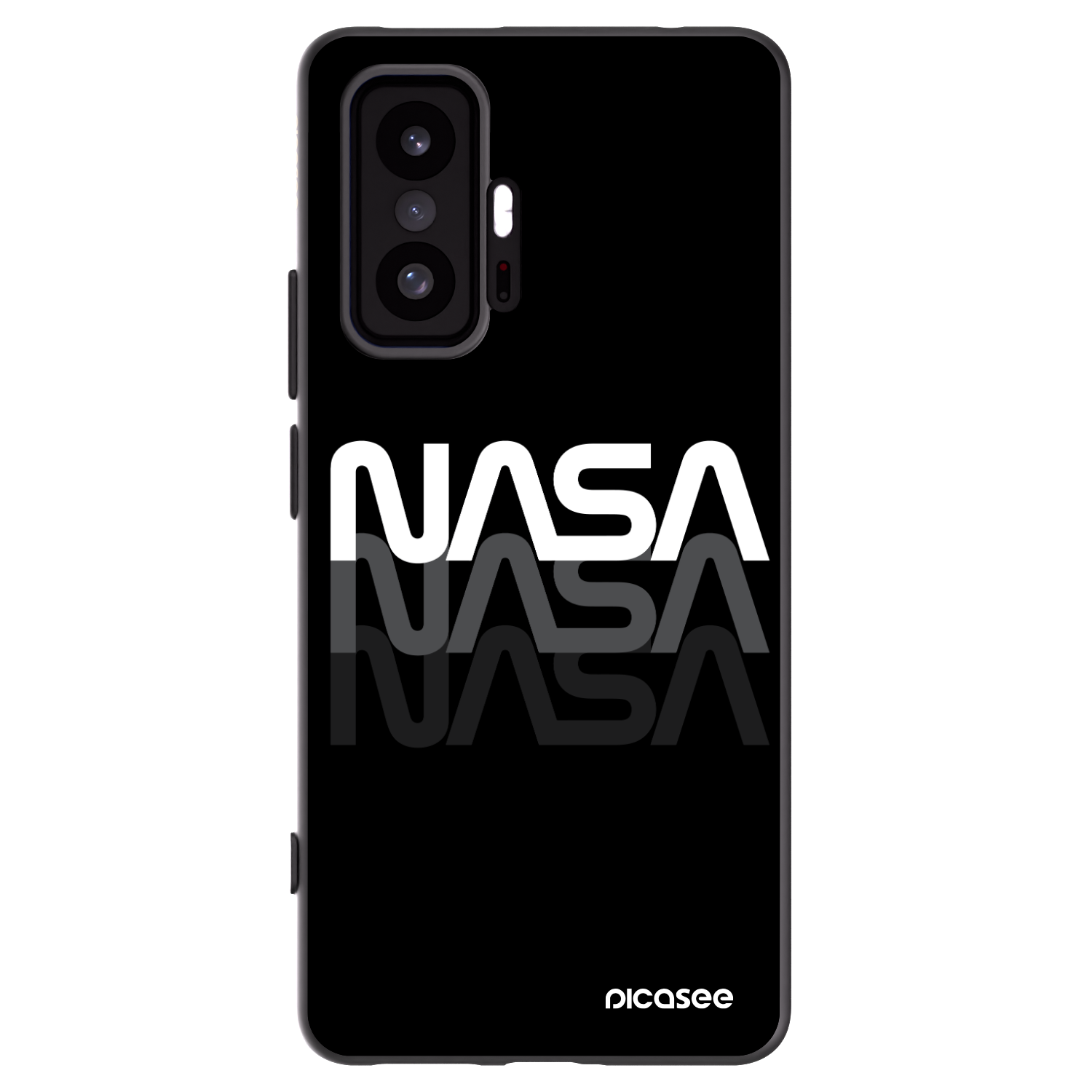 Picasee fekete szilikon tok az alábbi mobiltelefonokra Xiaomi 11T Pro - NASA Triple