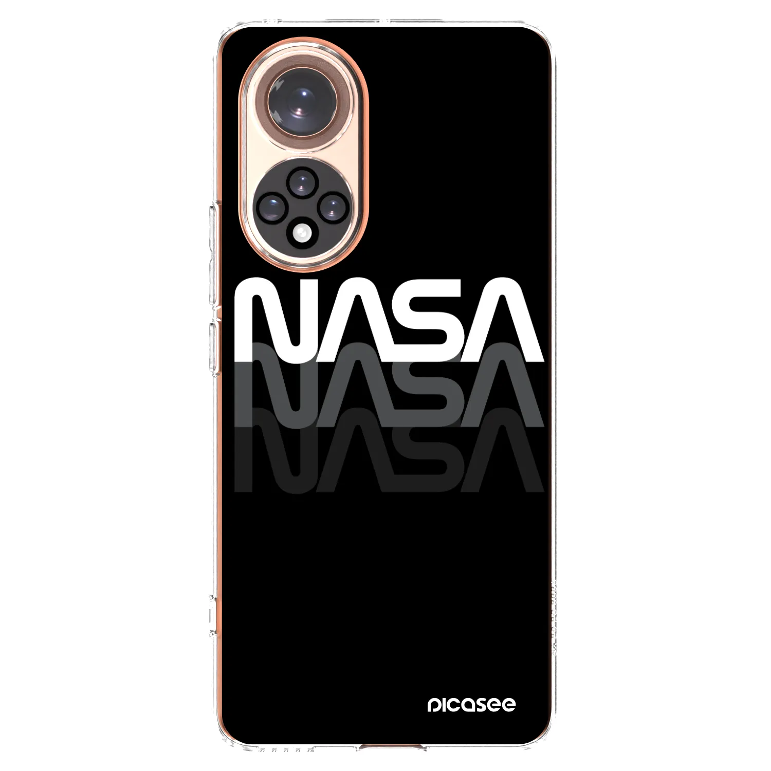 Picasee átlátszó szilikon tok az alábbi mobiltelefonokra Huawei Nova 9 - NASA Triple
