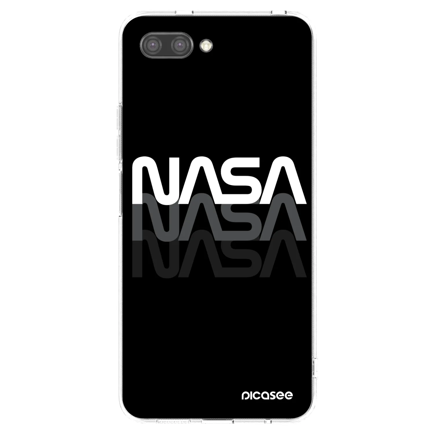 Picasee átlátszó szilikon tok az alábbi mobiltelefonokra Honor 10 - NASA Triple