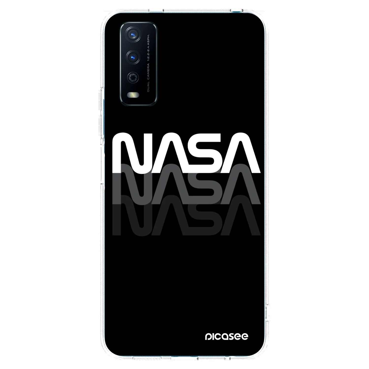 Picasee átlátszó szilikon tok az alábbi mobiltelefonokra Vivo Y11s - NASA Triple