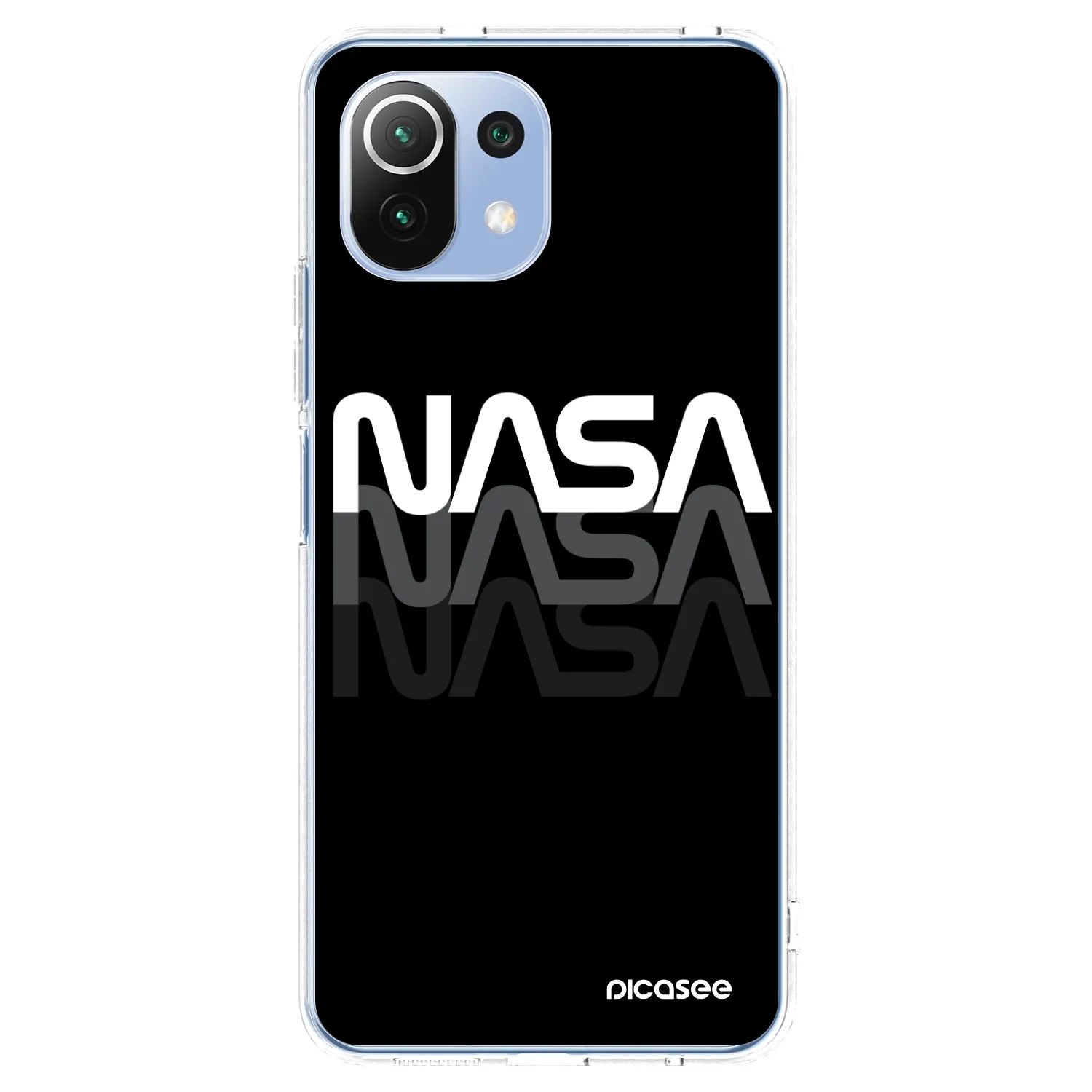 Picasee átlátszó szilikon tok az alábbi mobiltelefonokra Xiaomi 11 Lite 5G NE - NASA Triple