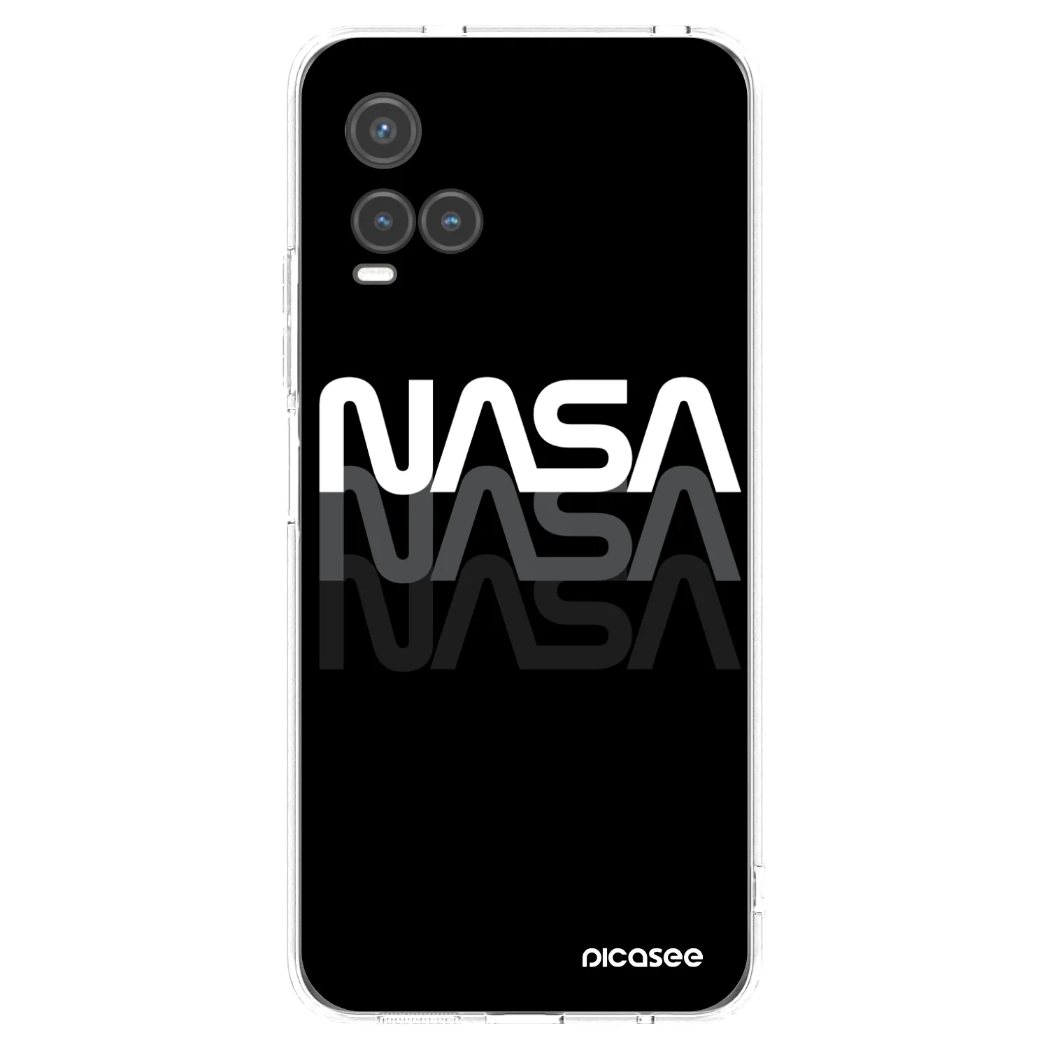 Picasee átlátszó szilikon tok az alábbi mobiltelefonokra Vivo Y33s - NASA Triple