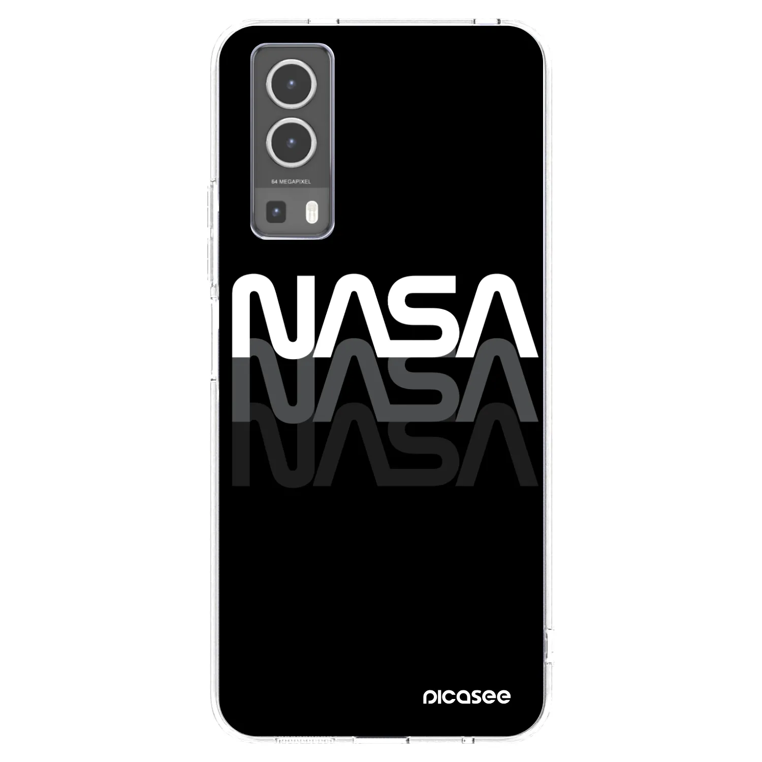 Picasee átlátszó szilikon tok az alábbi mobiltelefonokra Vivo Y72 5G - NASA Triple
